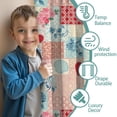 thumbnail image 3 of Pioneer Flower Floral Print Pattern Teens Curtains,Teens Insulated Curtains Set Of 2,Bedroom Essentials,Toddler Room Decor 52"x84", 3 of 5