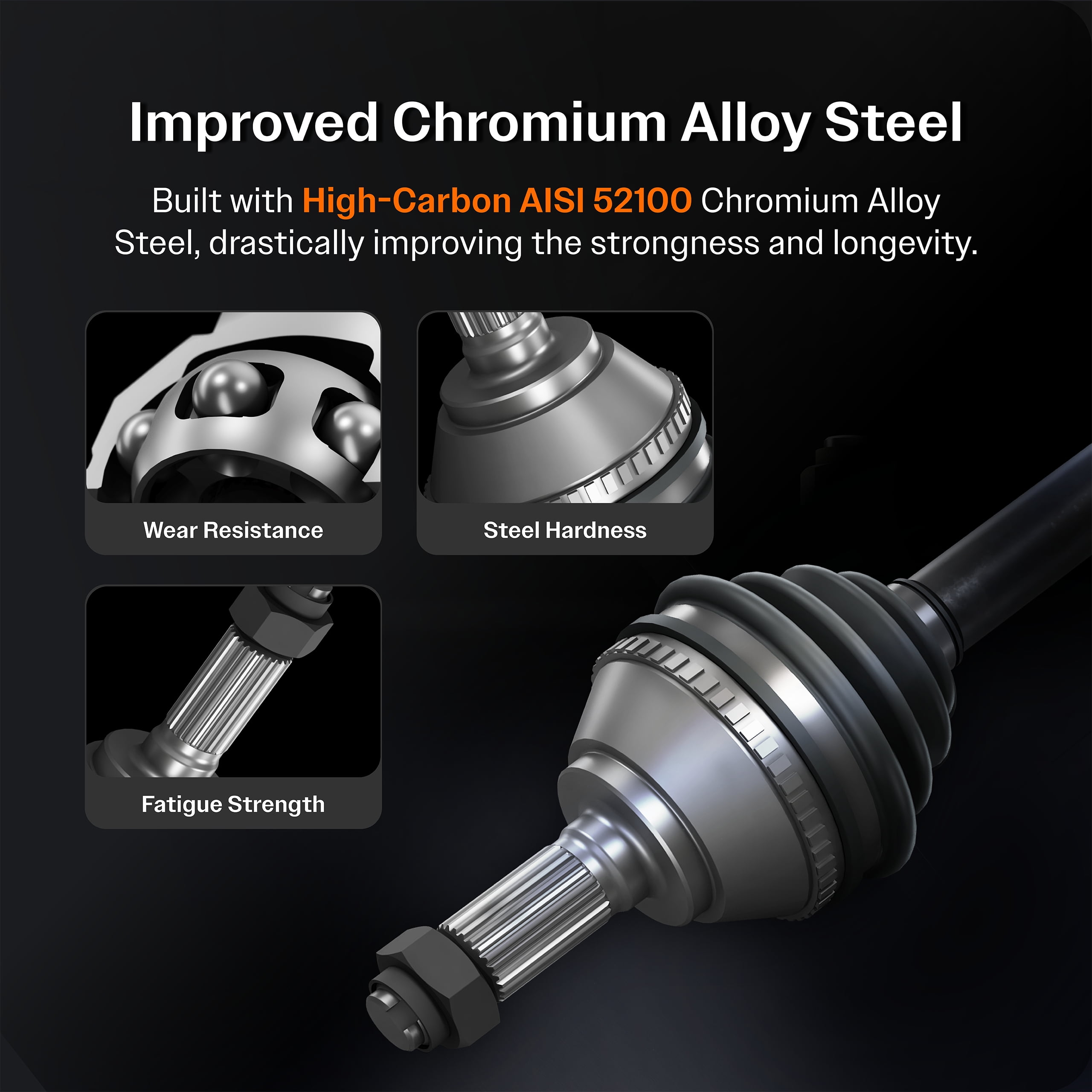 Kugel Front CV Axle Shaft NCV-NI53127 for Car Nissan