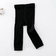 thumbnail image 2 of Huowey Toddler Girls Socks Kids Tights Toddler Cable Knit Leggings Thick Cotton Solid Color Infant Stockings Pantyhose ,Black,0-1 years, 2 of 2