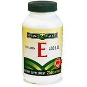 Spring Valley Vitamin E 400 IU 250-Count Softgels