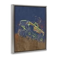 thumbnail image 2 of Stupell Industries Eclectic My Jam Truck Adventure Gray Floating Frame Canvas Art, 17 x 21, by Kim Allen, 2 of 8