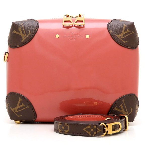 Pre-Owned LOUIS VUITTON Vernis Venice M53546 Shoulder Bag, Vieux Rose Brown, Women's 353370