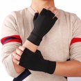 thumbnail image 3 of Neinkie Arthritis Hand Compression Gloves – Comfy Fit, Fingerless Design, Breathable & Moisture Wicking Fabric – Alleviate Rheumatoid Pains, 3 of 7