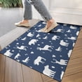 thumbnail image 4 of Dark Blue Christmas Animal Pattern Door Rugs,Washable Non Slip Door Mats Indoor,Decorative Door Mats,Entry Mat Indoor for Entrance,Bedroom,Kitchen,Bathroom,17"x30", 4 of 6