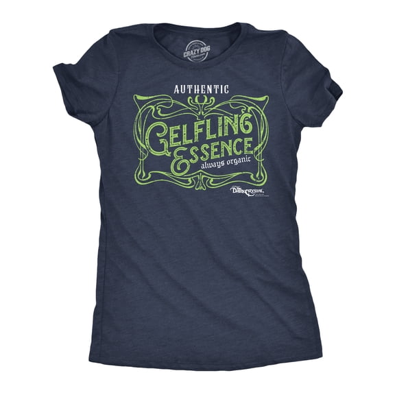 Womens Funny Gelfing Essence T-Shirt - Jim Henson's Dark Crystal Movie Tee For Ladies - Retro Tshirt with Vintage Design Womens Graphic Tees