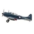 thumbnail image 3 of ARCADORA 1:72 Scale Alloy Plastic WWII US Navy SBD Dauntless Dive Bomber Model With Display Stand For Desk Showcase Shelf Decoration, 3 of 10