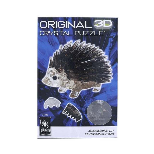Desconcertado | Rompecabezas de cristal 3D original de Hedgehog, a partir de 12 años