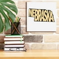 thumbnail image 6 of Epic Graffiti 'Nebraska 2'  by Art Licensing Studio Canvas Wall Art, 12" x 12", 6 of 8