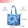 thumbnail image 4 of Blue Burst Pattern Travel Tote Bags for Women Carry On,Large Weekender Bags for Women Travel,Multi Functional Duffle Bag for Work,Shopping,Sports, 4 of 5