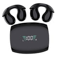 thumbnail image 1 of Auriculares con clip para la oreja Auriculares abiertos con control táctil para todos los teléfonos inteligentes Negro Hugo Auriculares con clip para la oreja, 1 of 7