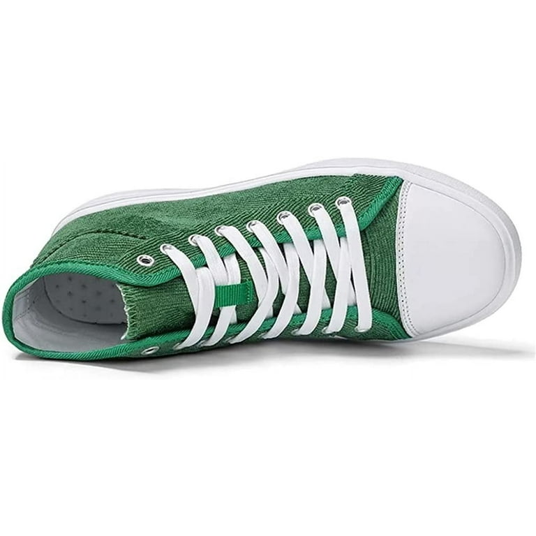 New Retro High Top Classic Canvas Sneakers Lace up Casual Women s Walking Shoes Walmart