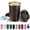 3rd-Dark Coffee, variant on Vacuum-Insulated Stainless Steel Travel Coffee Mug, Leak-Proof Reusable Coffee Cup with Lid - Keep Hot & Cold Drinks for Hours, Durable Insulated Tumbler for Men & Women(3rd-Purple, 12OZ)