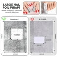 thumbnail image 3 of GIXUSIL 200Pieces Foil Nail Wraps, Finger Polish Wraps Removal Tool, Nail Polish Remover Soak-off Foil with Large Cotton Pad for Removal, Dip Powder, UV, Gel, Polish, 3 of 7