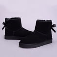 thumbnail image 2 of Yazi Snow Boots Waterproof Faux Suede Boots Fur Warm Lining Shoes Women's Boot  Suede Ankle Boot, 2 of 4