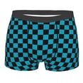 thumbnail image 3 of Novelty Popular Fashion Checkered Plaid Geometric Pattern Boxers Shorts Panties Men's Underpants Comfortable Briefs Underwear, 3 of 7