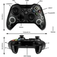 thumbnail image 6 of EIMELI Microsoft Xbox Wireless Controller, Black,Pink & Blue, 6 of 9