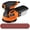 Orange, variant on DOVAMAN 3A Orbital Sander, 6-Speed Random Orbit Sander, 13000 RPM, 5" Sanding Pad, Dust Collection, 12 Sandpapers Included, Ideal for Woodworking - ROS01A