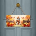 thumbnail image 2 of Happy Thanksgiving Alaskan Malamute Give Thanks Fall Beanie Scarf Welcome Landscape Wood Sign Alaska Mal Dog Lovers Gifts Hanging Wall Home Decor - 00020, 2 of 5