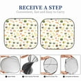 thumbnail image 6 of Vsdgher Sushi and Rolls Print Car Windshield Sun Shade, Reflective Sunshade Window Sunshade Sun Visor Protector Fit for Cars,Trucks,SUVs-Small, 6 of 6