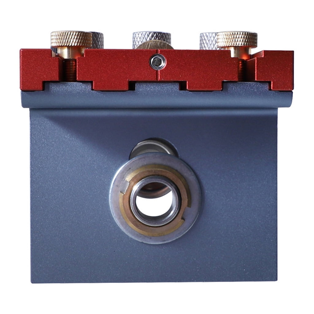 MOMOJIA 3-in-1 Punch Locator Aluminum Alloy Pocket Hole Adjustable Jig Set Positioning Clip Wardrobe Door Position Home Hardware