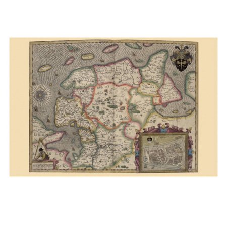 Pieter Van - Emden Print Wall Art By Pieter Van der Keere