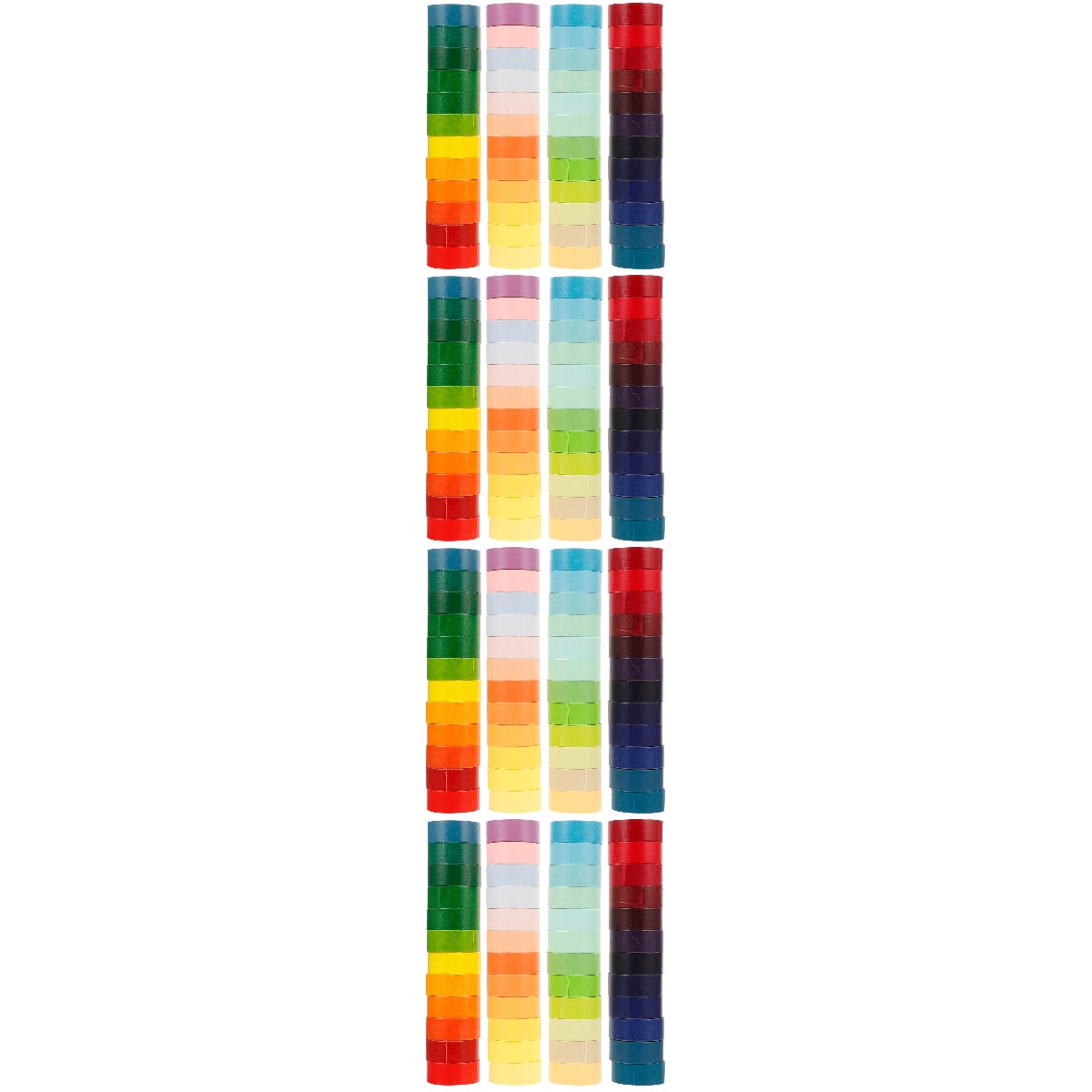 OUNONA 192 Rolls  of Delicate Washi Tapes Cuttable Washi Tapes Multi-function Craft Tapes
