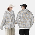 thumbnail image 5 of Picia Daisies Flowers Women's Men's UPF 50+ Sun Protection Hoodie Shirt Long Sleeve SPF Fishing Outdoor UV Hiking Lightweight Shirts-, 5 of 9