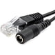 thumbnail image 3 of Kit divisor + inyector Adaptador PoE Fuente de alimentación Cable Ethernet RJ45 pasivo 1 par 5V 12V 24V 48V (Negro), 3 of 5
