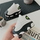 thumbnail image 2 of Estuche compatible con AirPods 3 Estuche de lujo para AirPods 3 Air Pods 3 Estuches Cubierta Hypebeast Diseño divertido Divertido 3D Lindo Trendy Unique Fancy Silicona suave (Zapato blanco negro) brillar Electrónica, 2 of 4