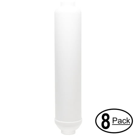 

8-Pack Replacement for AMI AAA-505PE Inline Filter Cartridge - Universal 10-inch Cartridge for AMI AAA 50 GPD 5 Stage RO System - Denali Pure Brand