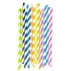 thumbnail image 5 of Pajitas Papel Desechables A Rayas Colores Suministros para Fiestas (multicolor) 25 Uds., 5 of 9