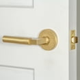 thumbnail image 4 of Viaggio Clomltcon-Sth_Prv_238_Lh Motivo Left Handed Solid Brass Privacy Door Lever Set -, 4 of 7