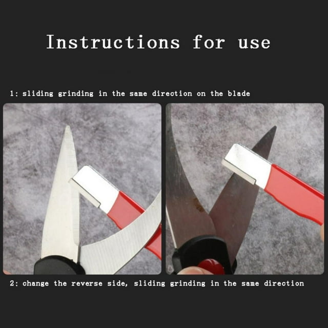 Feltree Garden Scissors Sharpener Multifunctional Portable Household Fruit Scissors Sharpener Scissors Kitchen Knife Cutting Tool