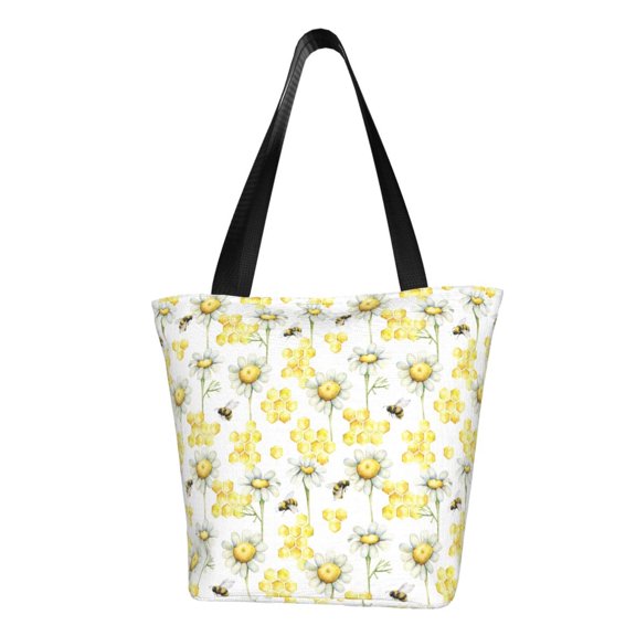 Sikiie Sweet Honey Shoulder Bag Casual Hobo Crossbody Tote Bag for Women and Men Large Purse Messenger Bag Travel Work