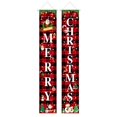 thumbnail image 1 of EZLIFE Pancarta iluminada de Feliz Navidad para puerta, porche, patio, decoración navideña para exteriores, juego de letreros para porche delantero, pancarta colgante para pared del hogar, puerta dela, 1 of 7