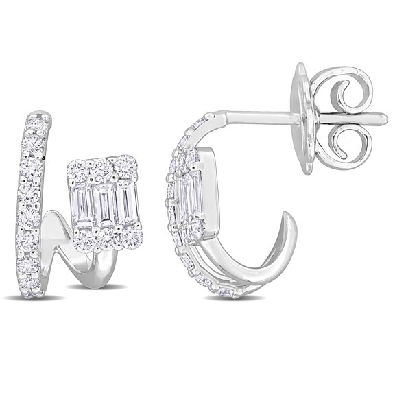 Everly Women's Diamond 14k White Gold Earrings