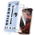 thumbnail image 1 of Protector de Pantalla OneFish Glass para iPhone 14 Pro/15 Paquete de 2, 1 of 7