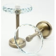 thumbnail image 4 of MERIVILLE Set of 2 Fleur Crystal Window Drapery Medallion Holdbacks, Curtain Tiebacks, Wall Hook, Tassel Holder, Antique Brass, 4 of 6