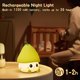 thumbnail image 5 of Luz nocturna para niños, bonita lámpara de silicona con diseño de fresas para bebés y niños pequeños, luz nocturna de frutas, lámpara de noche para habitación de niños, 5 of 5