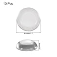 thumbnail image 2 of Uxcell 10pcs Door Stoppers Quiet Wall Protectors 1.2" Self Adhesive Reusable Clear Rubber Knob, Round Flat, 2 of 5
