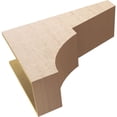 thumbnail image 6 of 11"W x 33"D x 22"H Classic Monterey Rough Cedar Woodgrain TimberThane Corbel, Primed Tan, 6 of 6