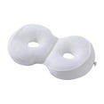 thumbnail image 4 of Cojín de bañera con soporte para cadera, ergonómico, compacto, lavable, para mujeres y adultos, para bañera de hidromasaje, para baño interior. Blanco, 4 of 8