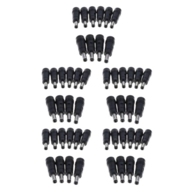Methold 10 Packs DC 4.0x1.7mm Female to Male Adapter Jack 5.5x2.1mm Sockets Power Type2