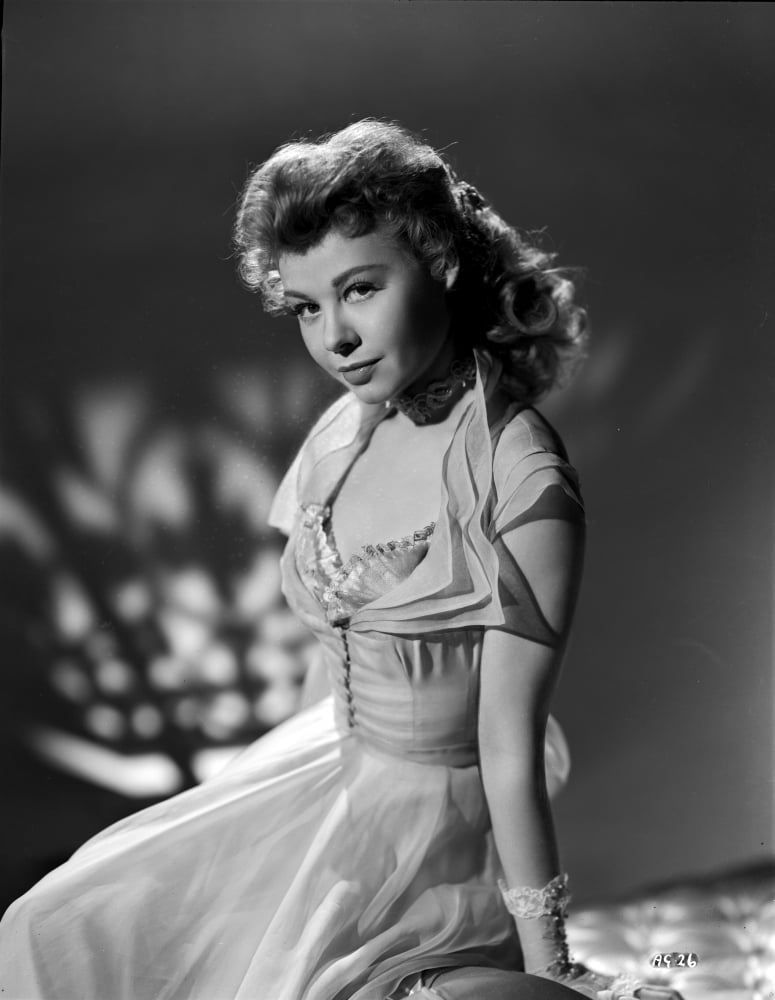 Vera Ellen on Lace Dress sitting Photo Print - Walmart.com
