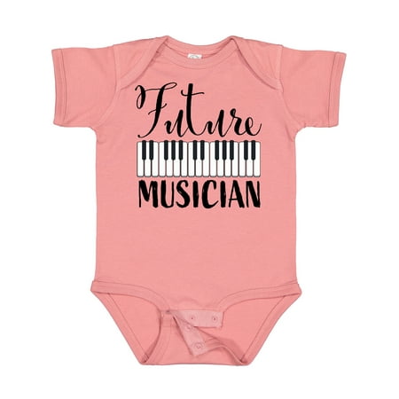 

Inktastic Future Musician- Piano Music Gift Baby Boy or Baby Girl Bodysuit