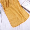thumbnail image 6 of Soft Coral Fleece Bath Towel, Absorbent Polyester Bath Sheet for Daily Use and Travel, Quick-Dry Lightweight Towel for Gym and Beach, Yellow Color, 36x80cm Size, 1 Count, 6 of 9