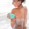 thumbnail image 2 of Unique Bargains 1 Pc Bath Brush Back Scrubber for Bathroom for Shower 4.72"x2.76"x1.34" Green, 2 of 6