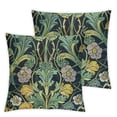 thumbnail image 2 of ARISTURING Throw Pillow Cover White Floral William Morris Pimpernel Vintage Pre Yellow Artistic Decorative Pillow Case Home Decor Square Cushion Case Pillowcase 2 pcs, 2 of 6