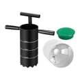 thumbnail image 2 of Golf Digger Cortador de Hoyos Portátil con Copa Y Mango Desmontable Acero Carbono Resistente para Jardín Práctica en Casa Entrenamiento Profesional Ad Tres agujeros de 6 pulgadas, 2 of 8