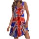 thumbnail image 2 of Puntoco Vestidos Mujer Fantasía Casual Verano Impreso Vestido Sin Mangas Con Bolsillos, 2 of 6